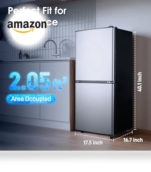 Double Door Refrigerator with Bottom Freezer — Mini Fridges, Anypro
