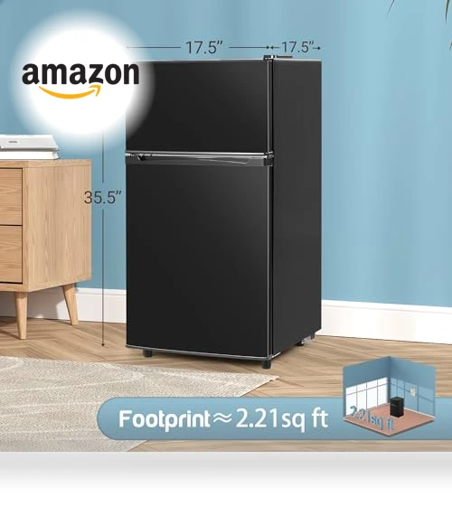 Double Door Refrigerator with Freezer — Mini Fridges, Tehanld