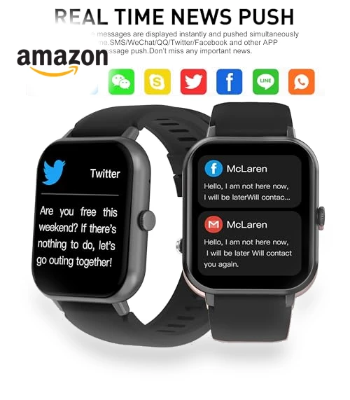Fitness Tracker Smartwatch — Smartwatches, PLEIVO