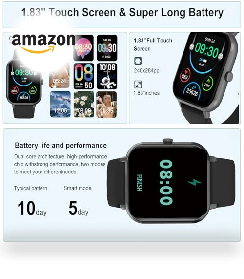 Fitness Tracker Smartwatch — Smartwatches, PLEIVO