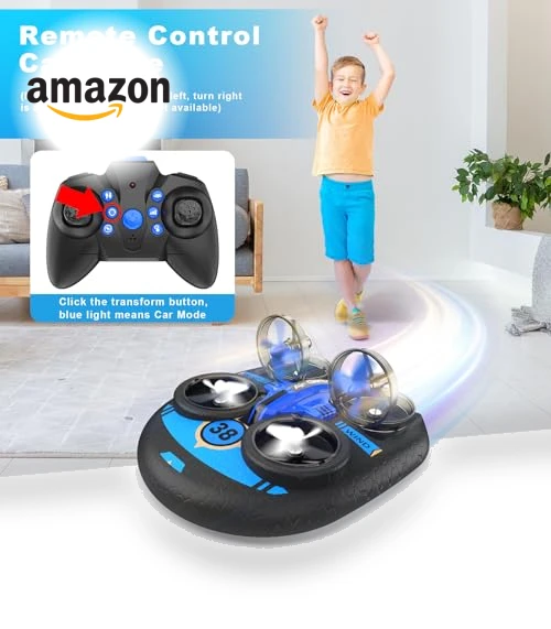 Mini Drone & Car 2 in 1 Toy — RC Helicopters, Oddire