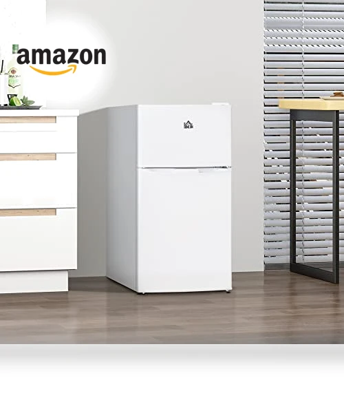 Mini Fridge with Freezer — Mini Fridges, HOMCOM