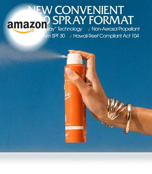 Orange Gelée SPF 30 Sunscreen Spray Oil & Air Freshener Bundle — Face Tan Enhancers, VACATION