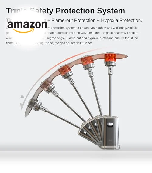 Patio Heater with Sand Box — Heater Parts, EAST OAK