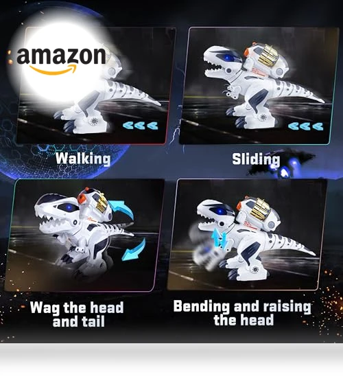 Remote Control Dinosaur Toy — Interactive Animal Companions, BEZGAR