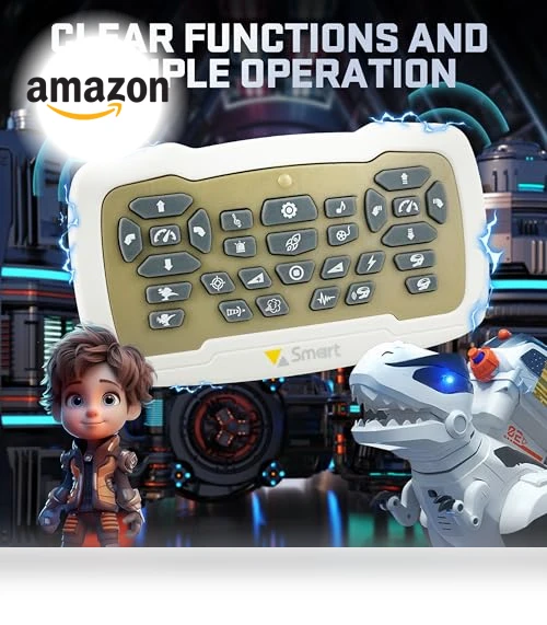 Remote Control Dinosaur Toy — Interactive Animal Companions, BEZGAR