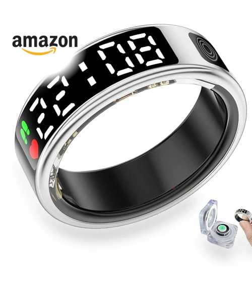 Smart Health Ring with Display — Smart Rings, Hivisuals