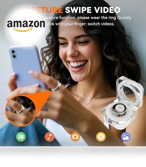 Smart Health Ring with Display — Smart Rings, Hivisuals