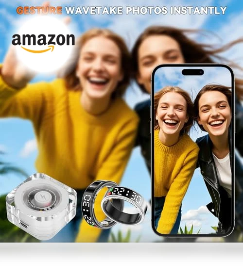Smart Health Ring with Display — Smart Rings, Hivisuals