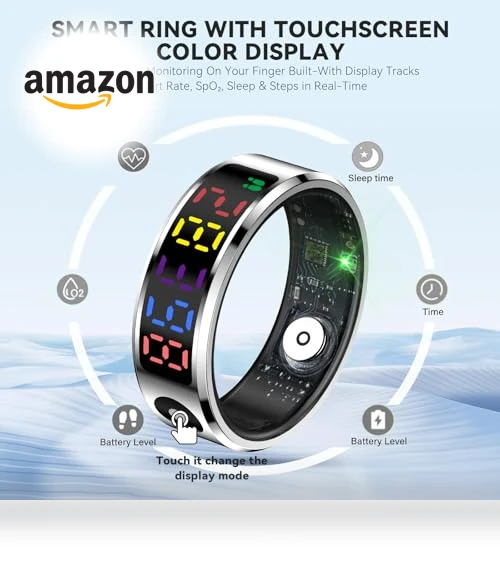 Smart Ring with Color Screen — Smart Rings, Hivisuals