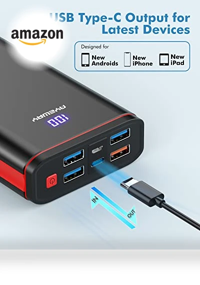 USB C Portable Charger PD 20W Fast Charging Power Bank — Chargers, Ayeway