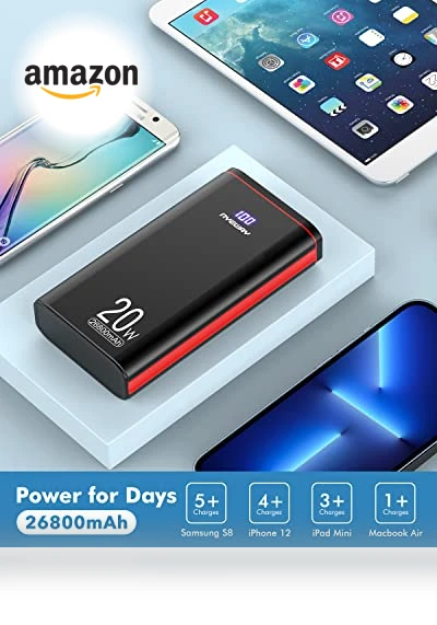 USB C Portable Charger PD 20W Fast Charging Power Bank — Chargers, Ayeway