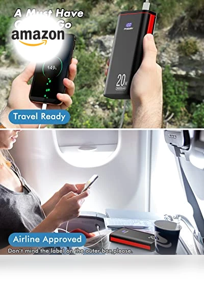 USB C Portable Charger PD 20W Fast Charging Power Bank — Chargers, Ayeway