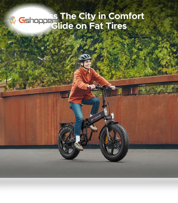 Fat Tire Folding Electric Bike — E-Bikes, ENGWE
