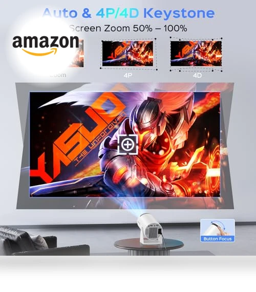 Mini Projector With WiFi and Bluetooth — Home Theater Projectors, Mentech