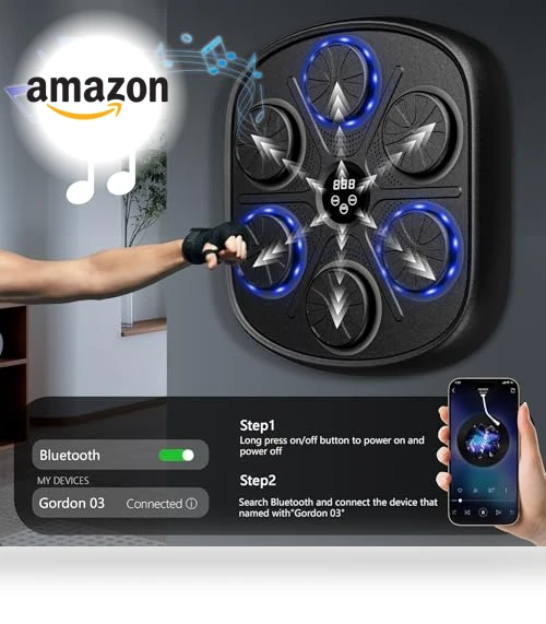Smart Bluetooth Music Punching Machine — Boxing Training Gear, PetPong