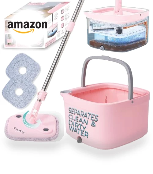 Smart Floor Mop with Separate Compartments — Mop Accessories, True & Tidy