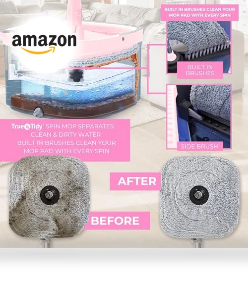 Smart Floor Mop with Separate Compartments — Mop Accessories, True & Tidy