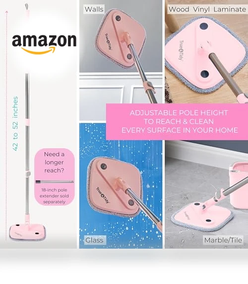 Smart Floor Mop with Separate Compartments — Mop Accessories, True & Tidy