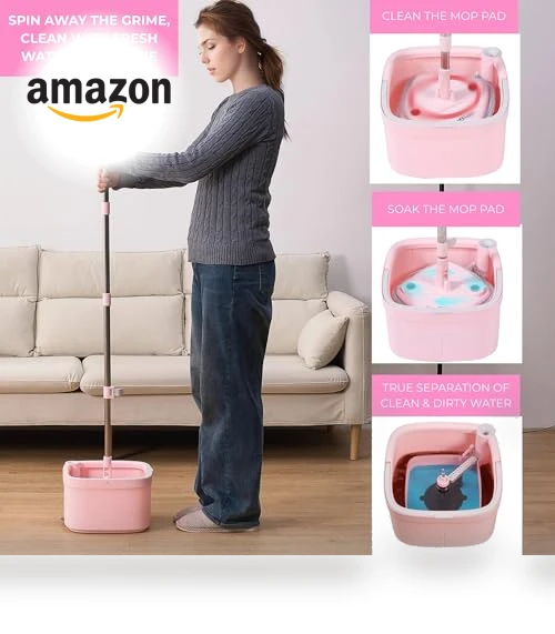 Smart Floor Mop with Separate Compartments — Mop Accessories, True & Tidy