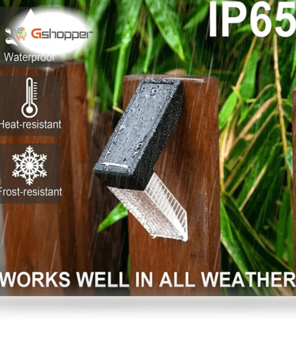 Solar Lights Outdoor Waterproof Induction Stair Step Lights — Garden Illumination