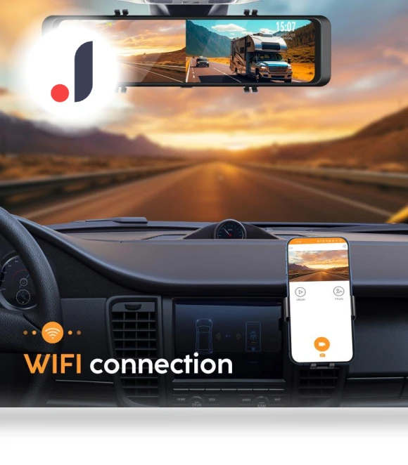 10.88-inch Mirror Dash Cam — Dashboard Cameras, HOME-Auto-001