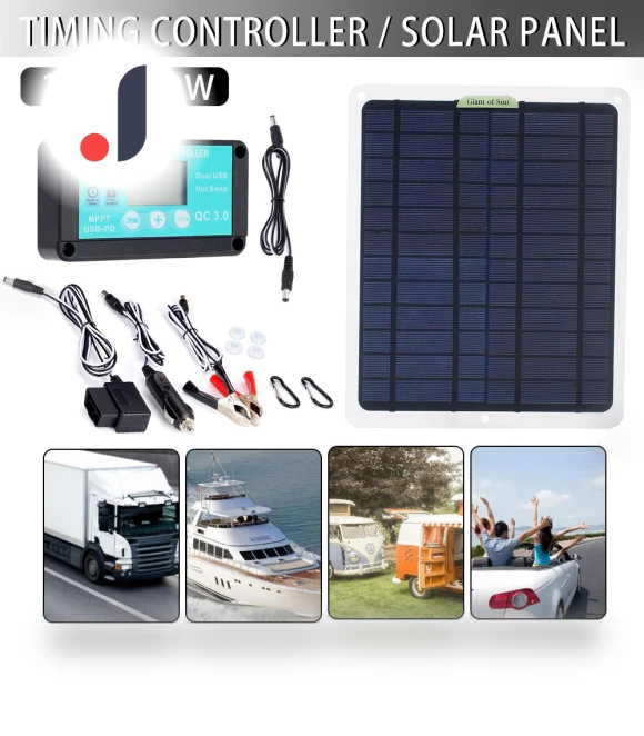20W Automatic Solar Panel — Chargers, JOHO