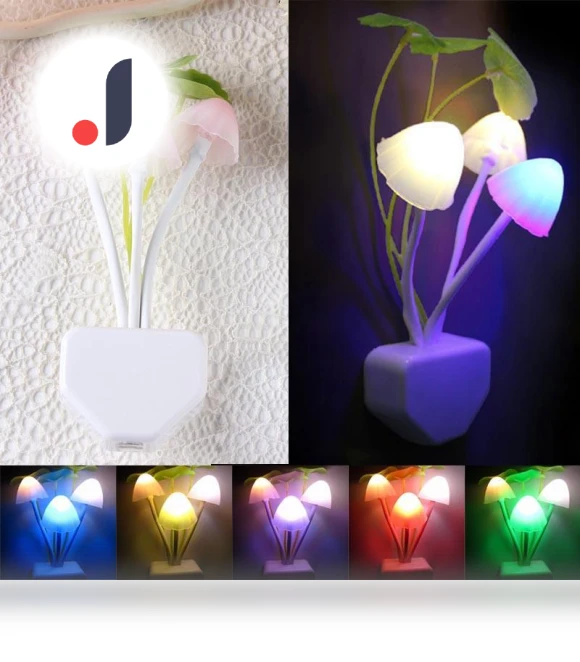 Colorful Touch LED Night Light Wall Lamp — Night Lights, Bilibili