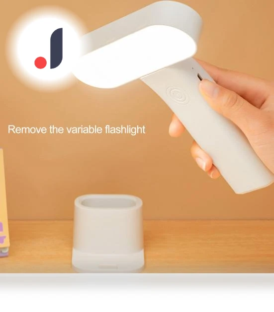 LED Desk Lamp with Adjustable Brightness — Study & Desk Lighting, Household Good