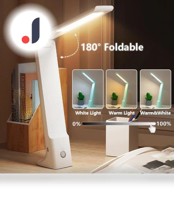 LED Desk Lamp with Touch Control and Dimming — Study & Desk Lighting, Actually lighting