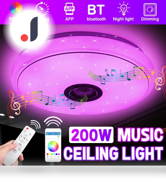Modern Smart LED Ceiling Light — Overhead Lighting, Pro DIY Tool
