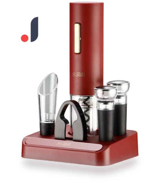 Rechargeable Electric Wine Bottle Opener Set — Wine Bottle Openers, Stand High