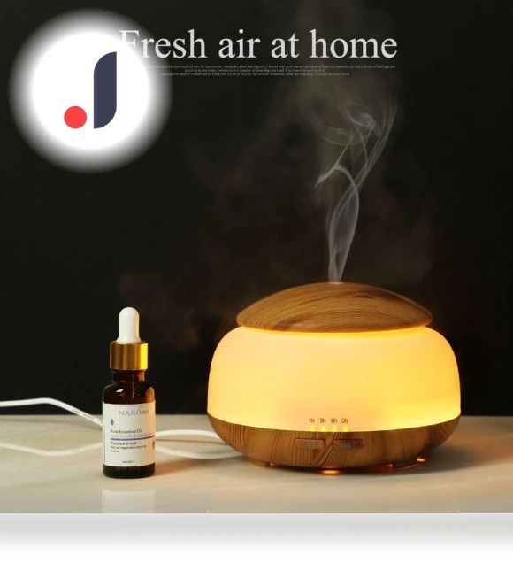 Ultrasonic Aroma Diffuser with Wood Grain — Diffusers, Essager Electronic
