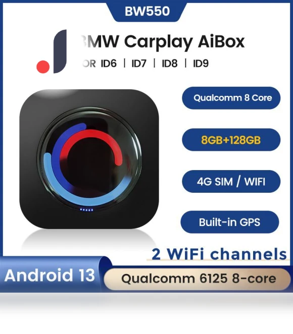 Wireless Carplay AI TV Box — Stereo Receivers, JOHO