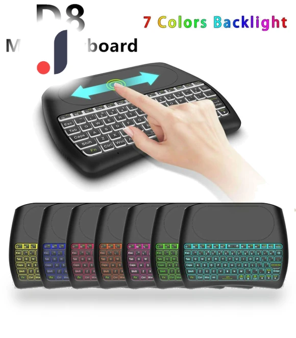 Wireless Mini Keyboard with Air Mouse — Keyboards, Happy Super Creative
