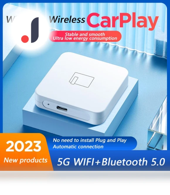 5G Bluetooth Wired to Wireless Carplay AI Box — Stereo Receivers, Reakosound