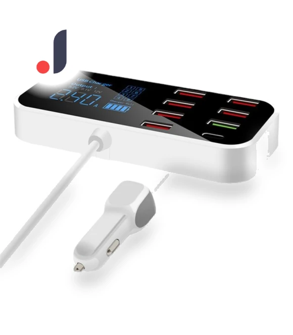 8-Port Car USB Charger — Chargers, NailArt