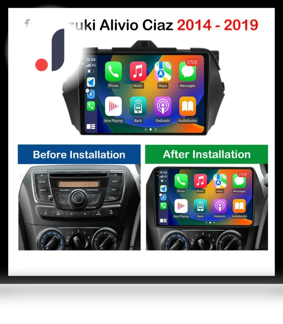 9-inch Android Car Multimedia Radio Player — Stereo Receivers, Reakosound