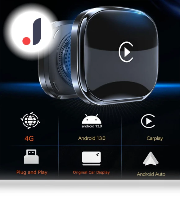 Android 13 CarPlay Smart AI Box — Stereo Receivers, JOHO - CarGear
