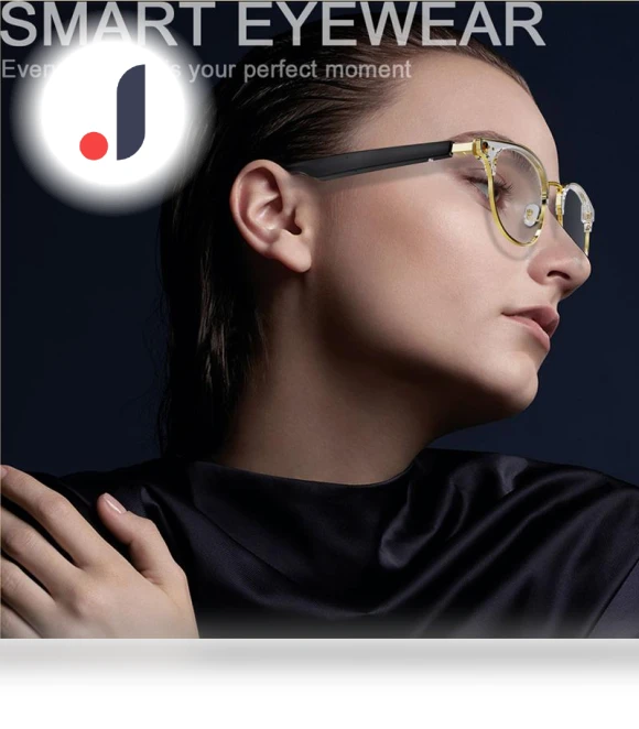Bluetooth Smart Glasses with Anti-Blue Light Lenses — Smart Glasses, MR J