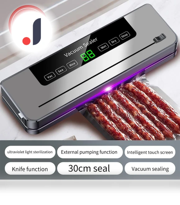 Electric Vacuum Sealer with Slide Cutter — Vacuum Sealers, Super Featured