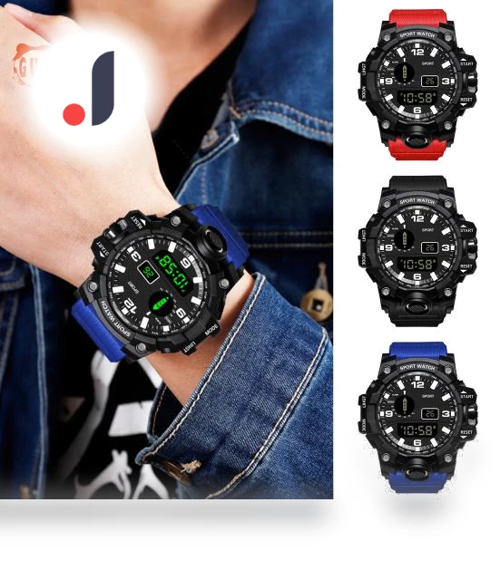 Electronic Watch with Silicone Strap — Active Timepieces, Smart IT