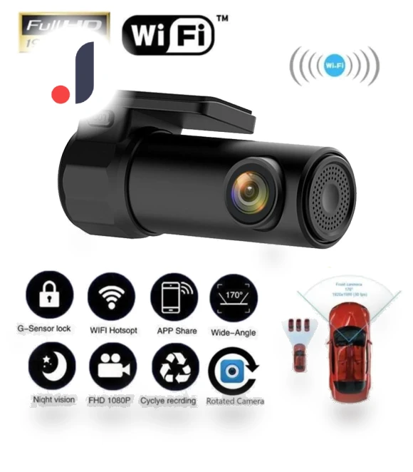 Hidden Camera Dashcam HD 1080P WIFI — Dashboard Cameras, Cars Auto Home