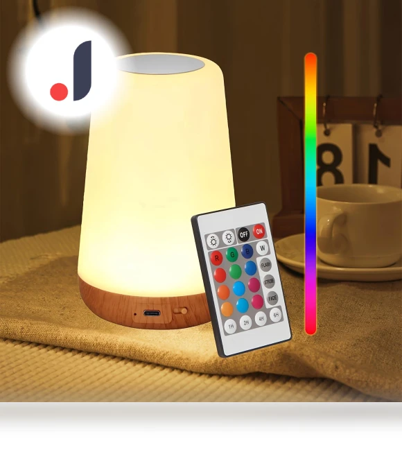 Portable Adjustable Touch Lamp for Bedroom — Night Lights, Tool parts