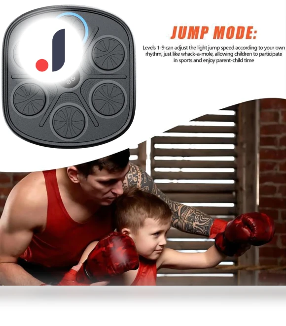 Smart LED Boxing Game Wall Target — Boxing Training Gear, Binchi Keji Travel