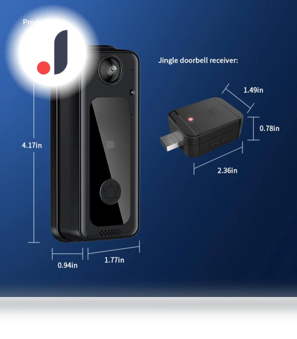 WIFI Doorbell Camera — Smart Home Security, Factory Discount Outlet