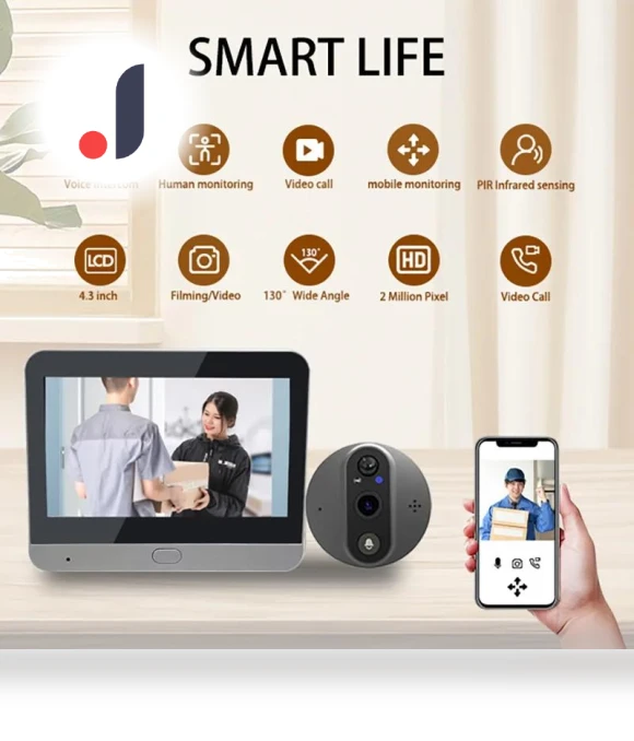 1080P Wi-Fi Doorbell Camera — Smart Home Security, wmlike mz