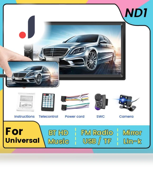 7-inch Car Radio Media Player — Stereo Receivers, JOHO - CarGear