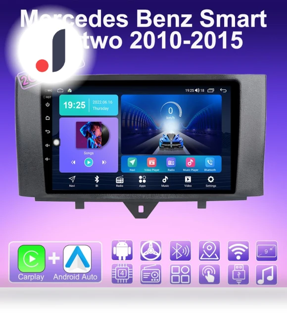 Android Carplay Car Radio — Stereo Receivers, ABMOSQ