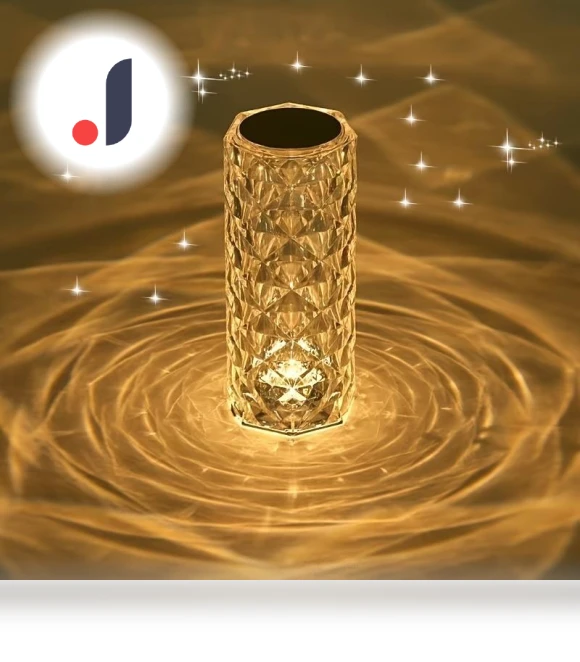 Crystal Diamond Table Lamp — Desk & Table Lighting, Tool parts